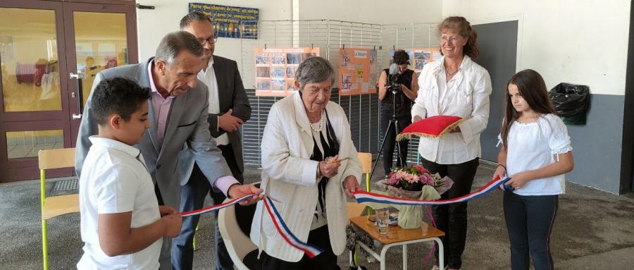 FAVERGES-SEYHTEHENEX | Ginette Kolinka, rescapée de la Shoah a donné son nom à une école élémentaire 