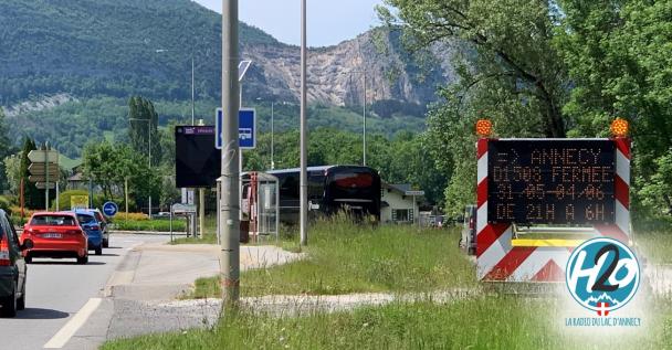DOUSSARD | Fermetures nocturnes de la D1508 pour travaux