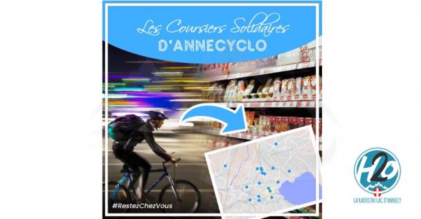 ANNECY | Des coursiers solidaires au service des plus fragiles !