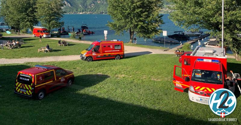 SEVRIER | (🎞VIDÉO) Une noyade dans le lac d'Annecy.