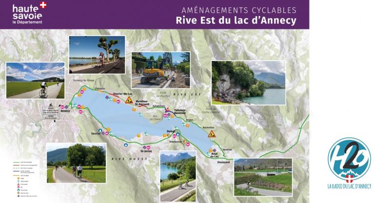LAC D'ANNECY | (📷 PHOTOS & 🎙️ PODCAST) Christian Monteil visite le chantier de la voie verte.