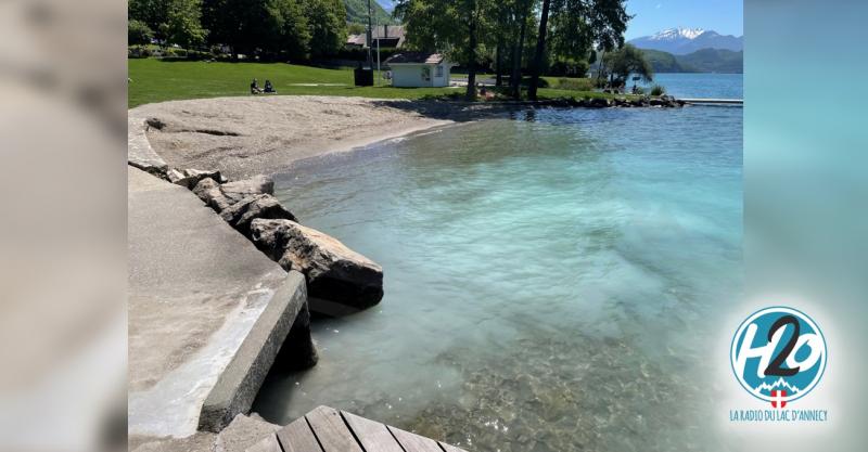 VEYRIER-DU-LAC | L’artisan rejette de l’enduit de façade : pollution à la plage de la brune