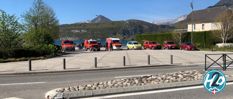 DUINGT | Suspicion de noyade : importante opération de secours