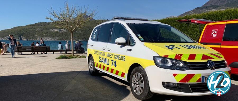 DUINGT | Suspicion de noyade : importante opération de secours
