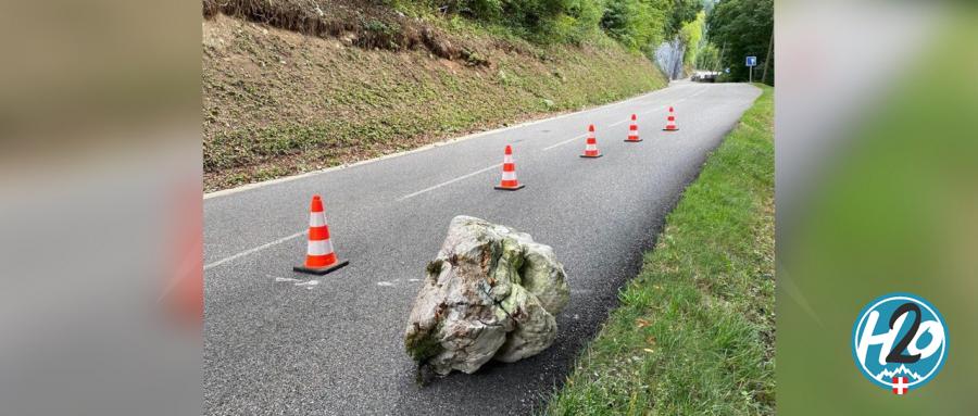 TALLOIRES-MONTMIN | Le col de la Forclaz fermé après une nouvelle chute de rocher