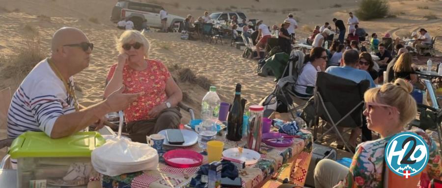 DUBAÏ | Une tartiflette géante dans le désert !