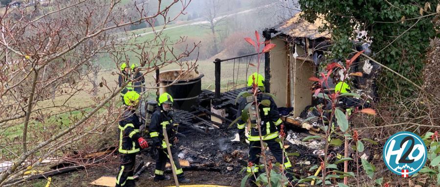 SAINT-JORIOZ  | Un chalet s'embrase