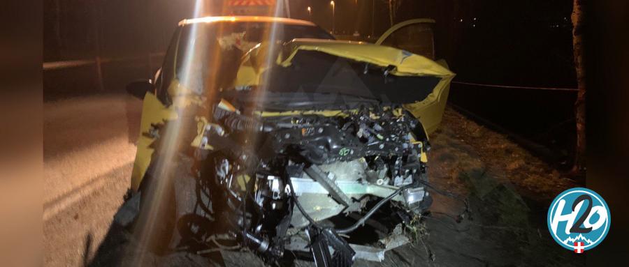 DOUSSARD | La route du pont Monnet fermée à la suite d’un spectaculaire accident