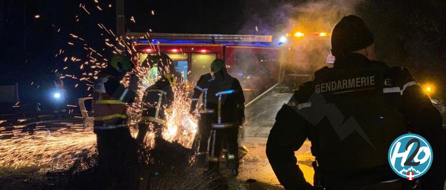 DOUSSARD | Impressionnante et mystérieuse sortie de route au cœur de la nuit