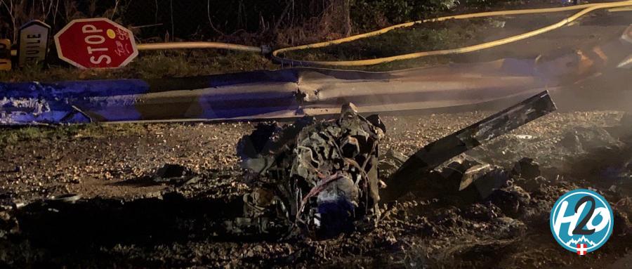 DOUSSARD | Impressionnante et mystérieuse sortie de route au cœur de la nuit