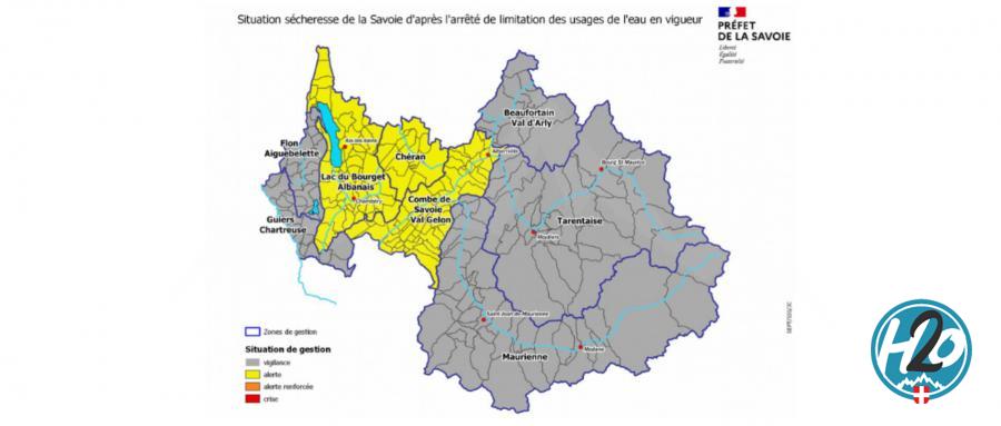 SAVOIE | Sécheresse : déclenchement des mesures de limitation des usages de l’eau 