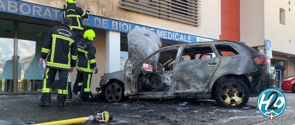SAINT-JORIOZ | Feu de voiture : des dégâts mais pas de blessé