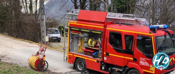 SAINT-JORIOZ  | Un chalet s'embrase