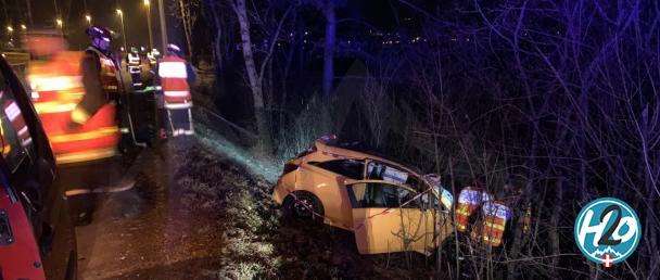 DOUSSARD | La route du pont Monnet fermée à la suite d’un spectaculaire accident